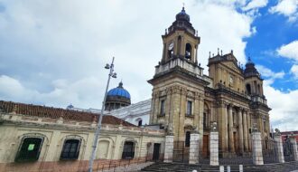 View of Guatemala City Metropolitan Cathedral