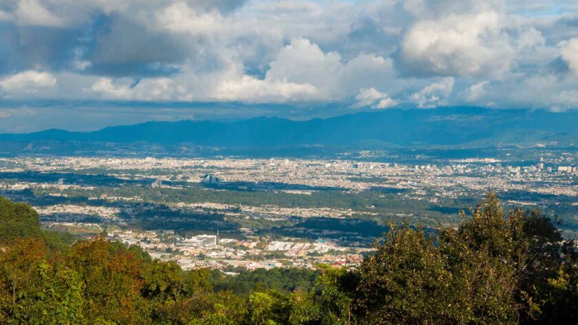 Vista Panoramica de Cidudad de Guatemala