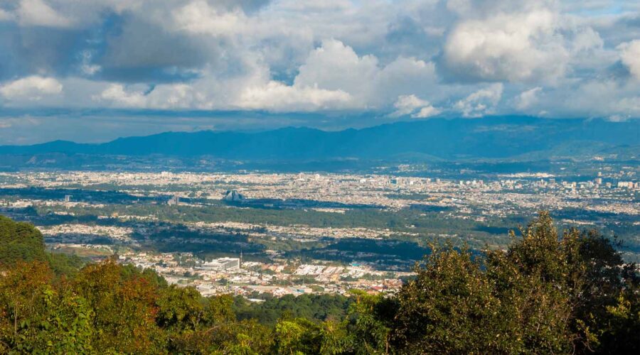 Vista Panoramica de Cidudad de Guatemala