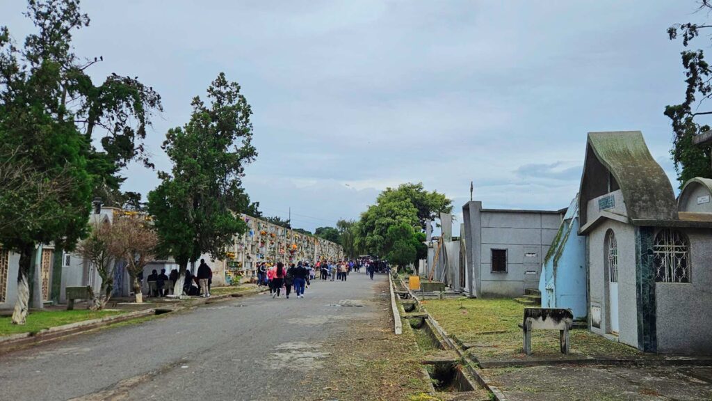 Vista de avenida en Cementerio General